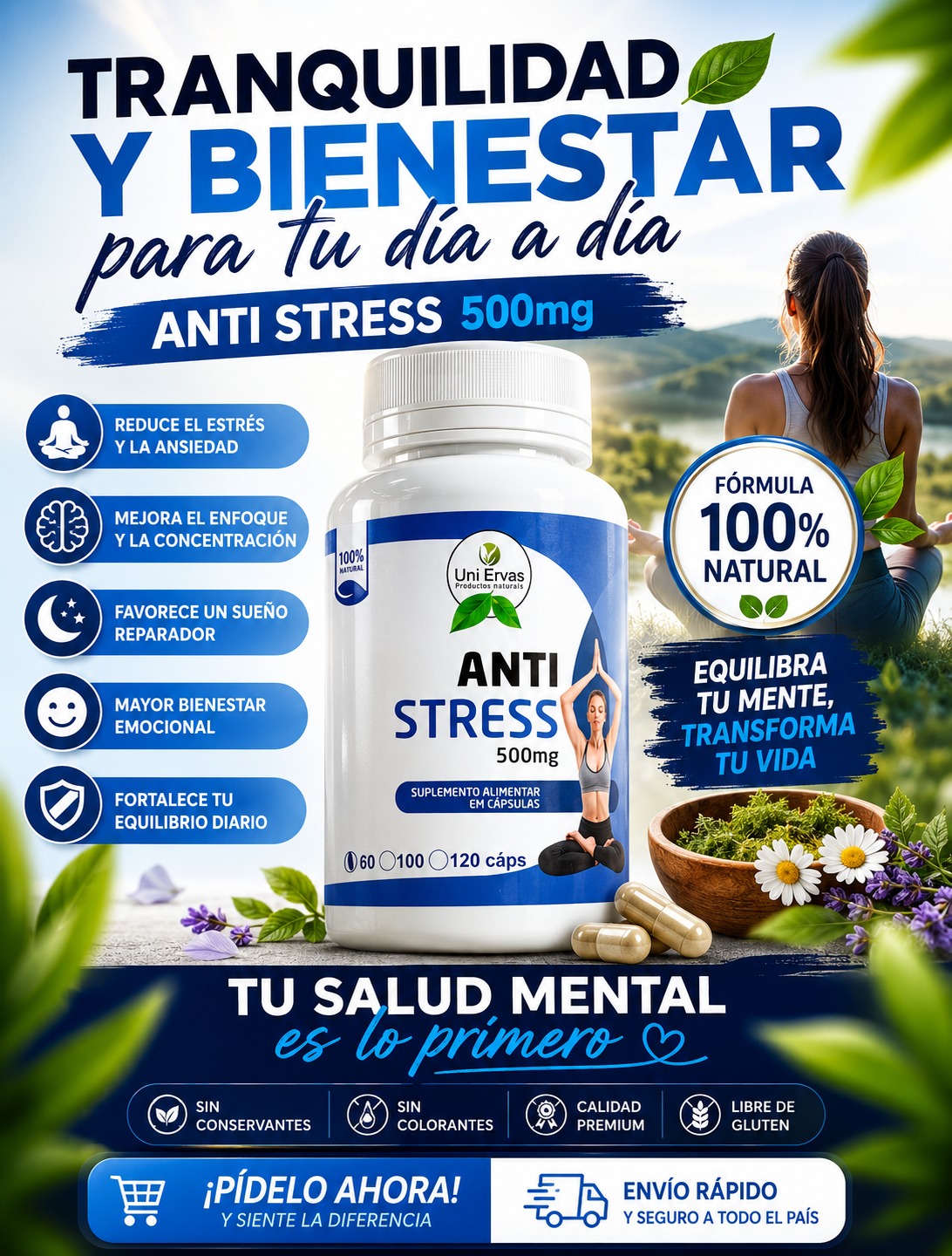  * ANTI STRESS 500 mg