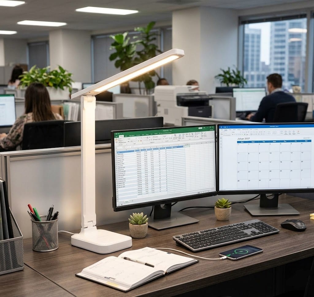 L&aacute;mpara led de mesa