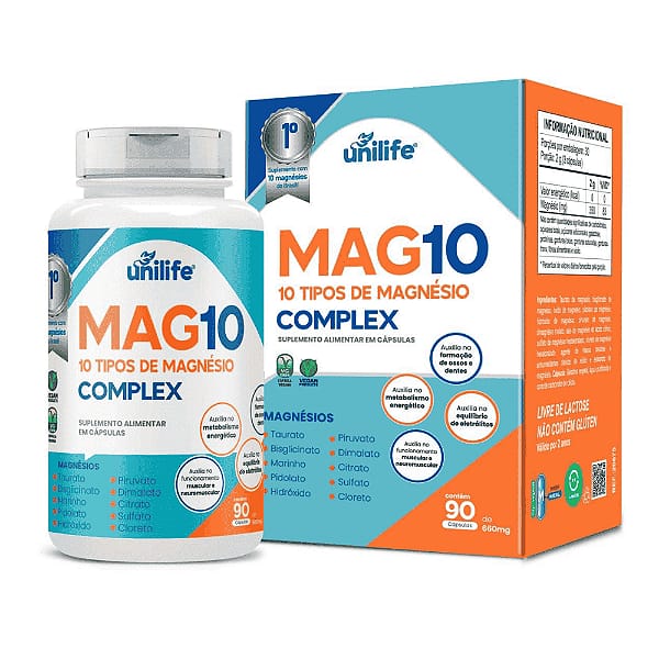 * MAGNESIO 10 COMPLEX - 120 CAPSULAS