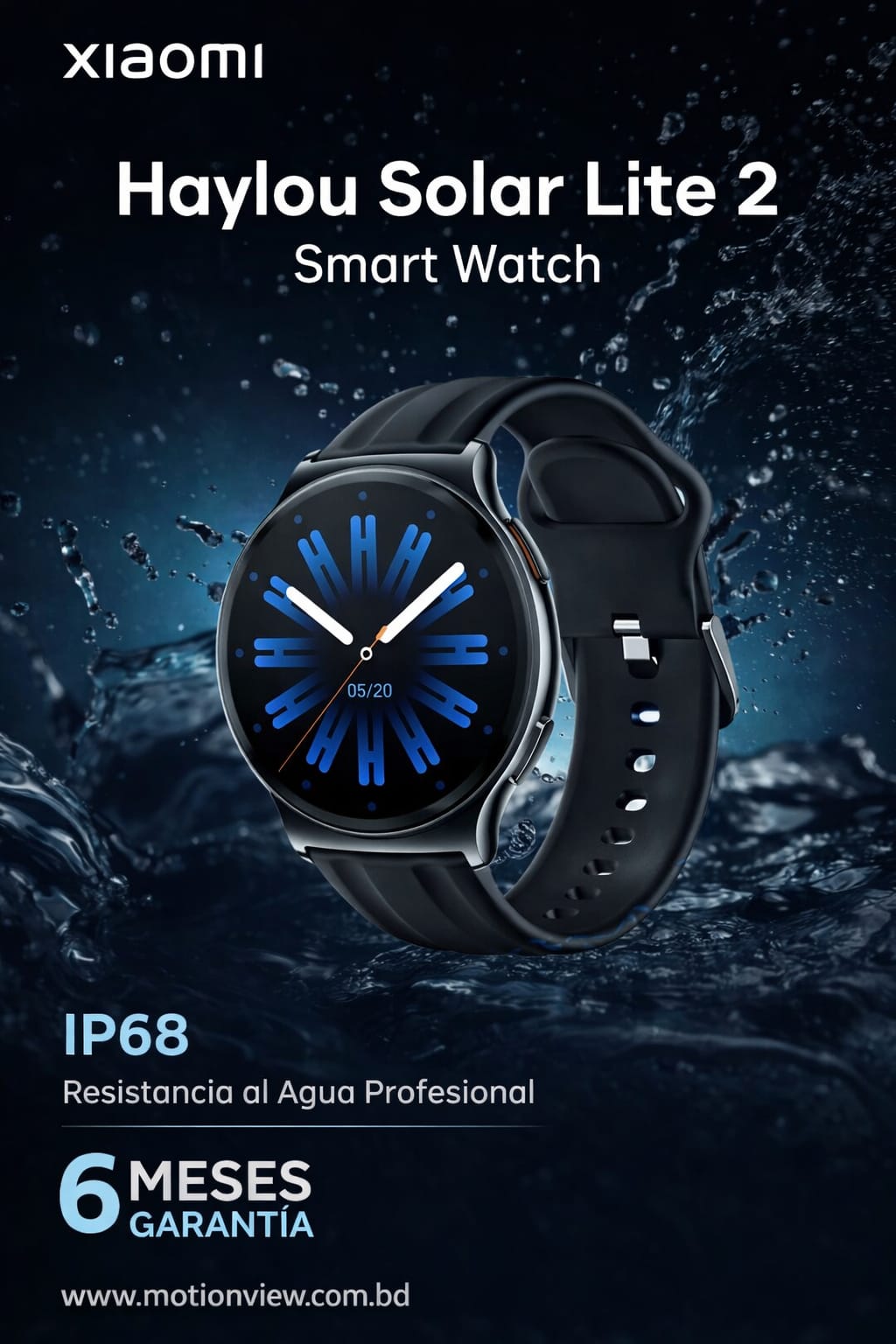 * SMARTWATCH HAYLOU SOLAR LITE 2 NEGRO